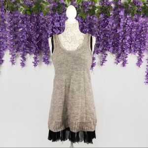 Free People Sweater Dress tunic Med